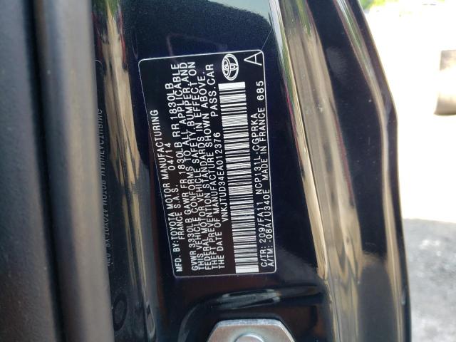 Photo 11 VIN: VNKJTUD34EA012376 - TOYOTA YARIS 