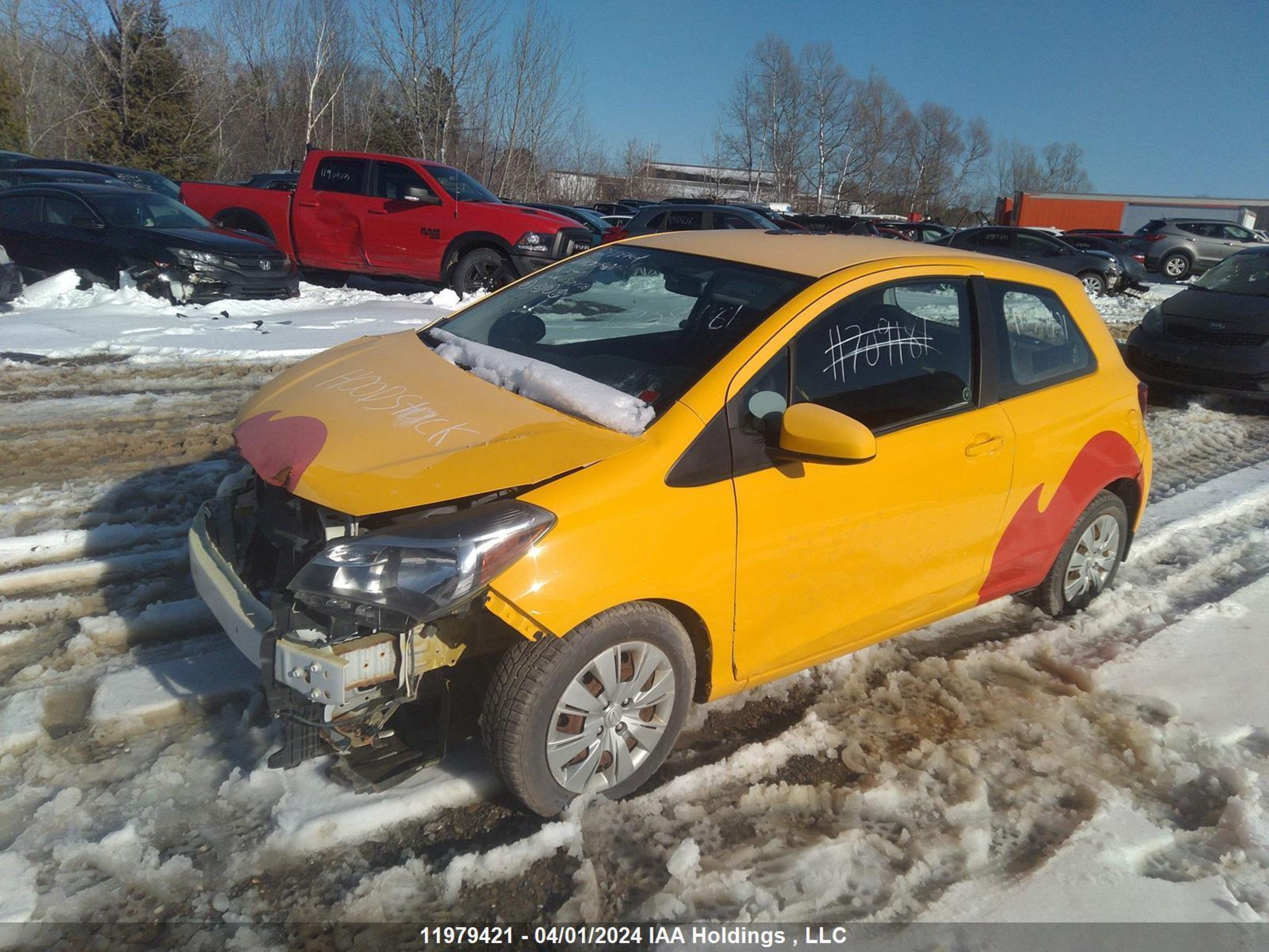 Photo 1 VIN: VNKJTUD34GA057756 - TOYOTA YARIS 