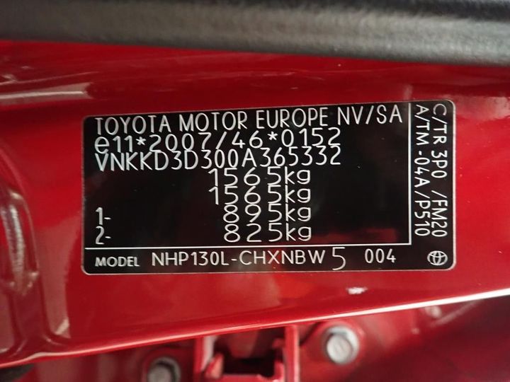 Photo 12 VIN: VNKKD3D300A365332 - TOYOTA YARIS MC2 5P 