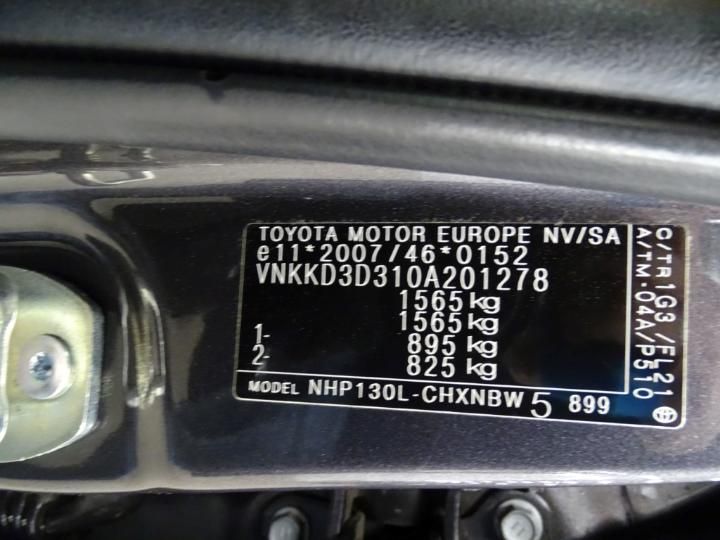 Photo 6 VIN: VNKKD3D310A201278 - TOYOTA YARIS 