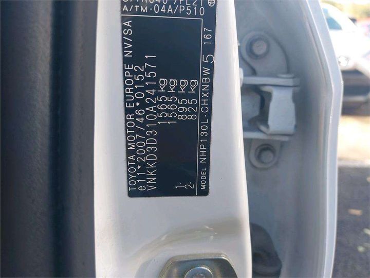 Photo 8 VIN: VNKKD3D310A241571 - TOYOTA YARIS 