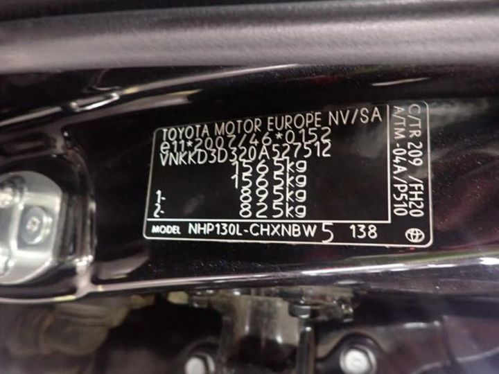 Photo 12 VIN: VNKKD3D320A527512 - TOYOTA YARIS 