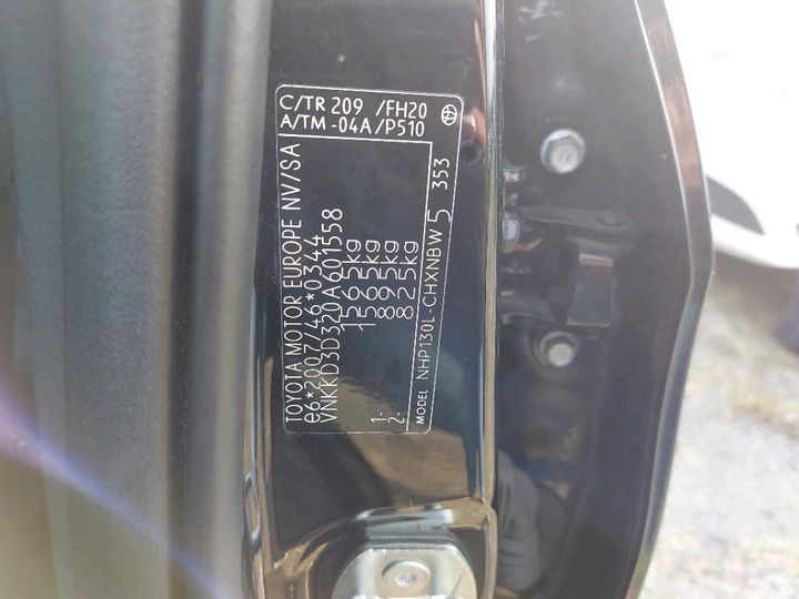 Photo 8 VIN: VNKKD3D320A601558 - TOYOTA YARIS HYBRIDE 