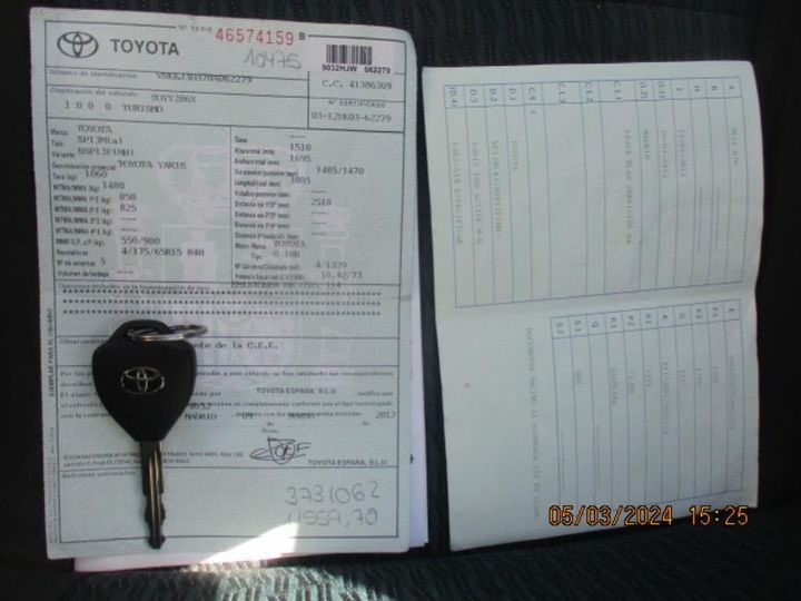 Photo 5 VIN: VNKKJ3D370A062279 - TOYOTA YARIS 