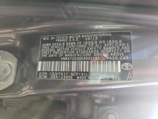 Photo 9 VIN: VNKKTUD30EA002190 - TOYOTA YARIS 