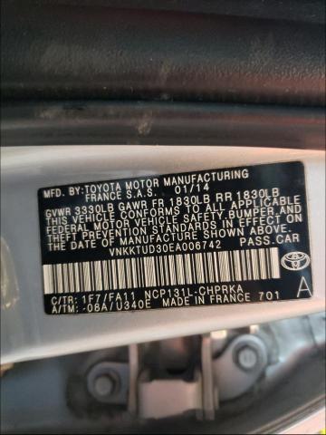 Photo 9 VIN: VNKKTUD30EA006742 - TOYOTA YARIS 