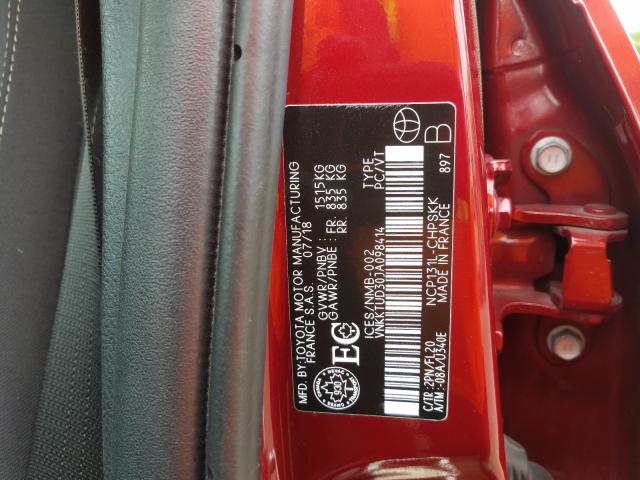 Photo 9 VIN: VNKKTUD30JA098414 - TOYOTA YARIS L 