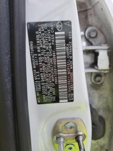 Photo 11 VIN: VNKKTUD31EA000867 - TOYOTA YARIS 