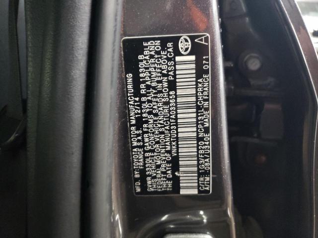 Photo 11 VIN: VNKKTUD31FA033658 - TOYOTA YARIS 