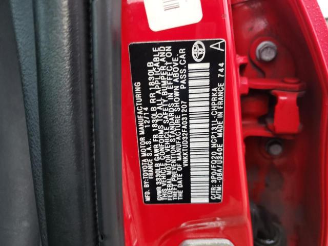 Photo 11 VIN: VNKKTUD32FA031207 - TOYOTA YARIS 