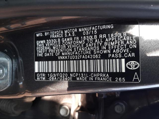 Photo 9 VIN: VNKKTUD32FA042062 - TOYOTA YARIS 