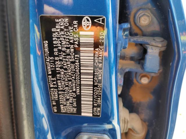 Photo 9 VIN: VNKKTUD32GA058473 - TOYOTA YARIS L 