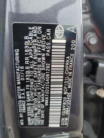 Photo 9 VIN: VNKKTUD32GA061292 - TOYOTA YARIS L 