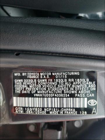 Photo 9 VIN: VNKKTUD33FA036254 - TOYOTA YARIS 