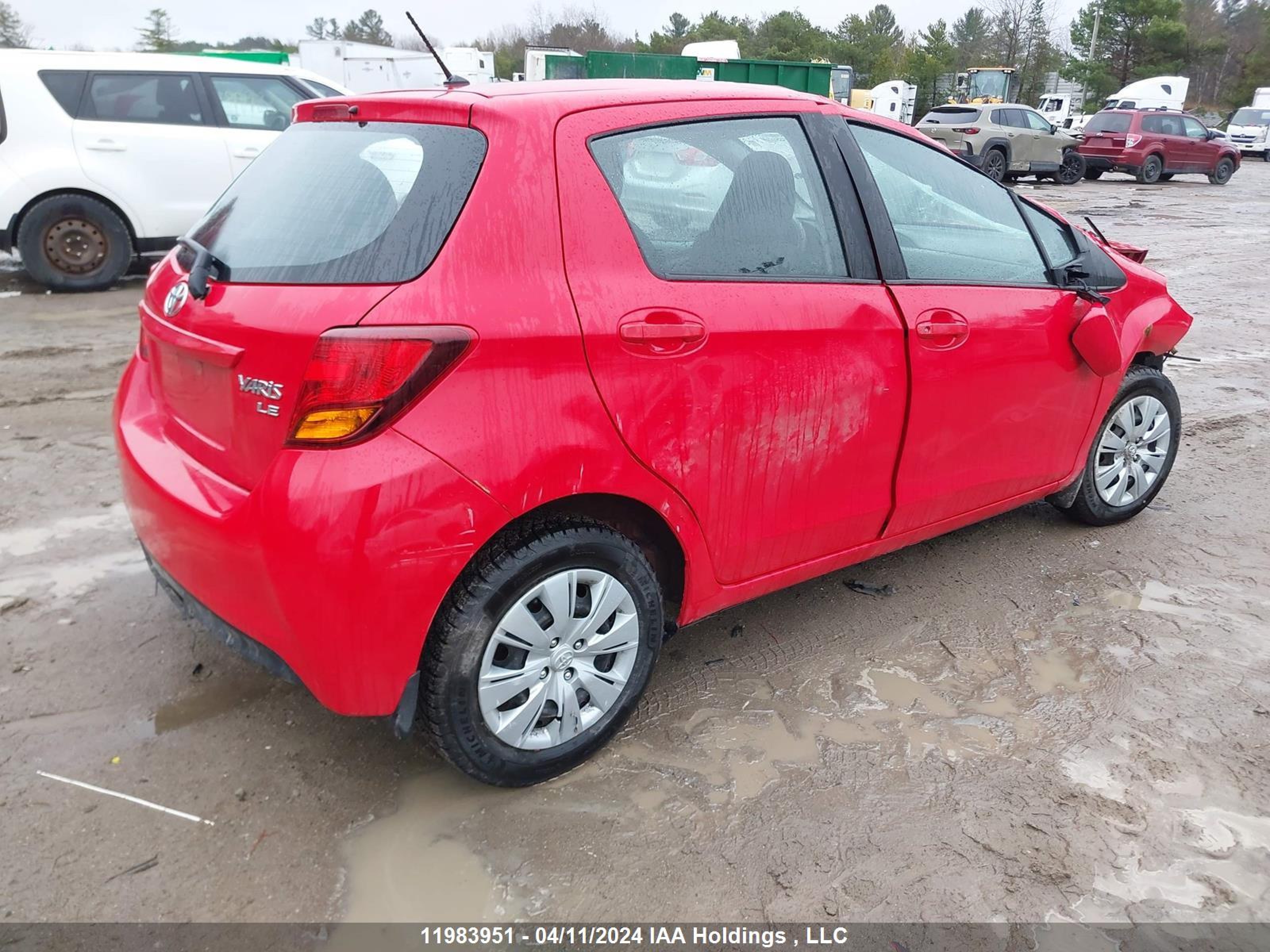 Photo 3 VIN: VNKKTUD33FA055497 - TOYOTA YARIS 