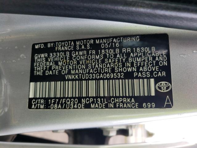 Photo 11 VIN: VNKKTUD33GA069532 - TOYOTA YARIS L 