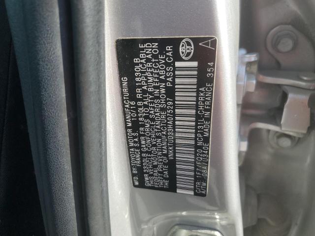 Photo 12 VIN: VNKKTUD33HA075297 - TOYOTA YARIS 