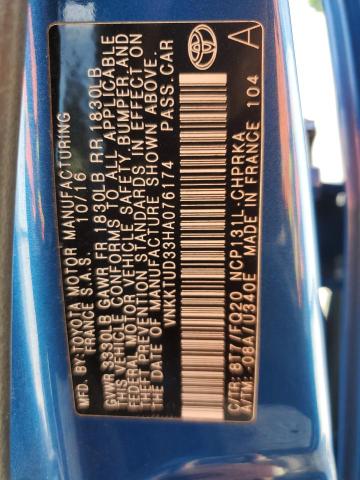 Photo 11 VIN: VNKKTUD33HA076174 - TOYOTA YARIS 