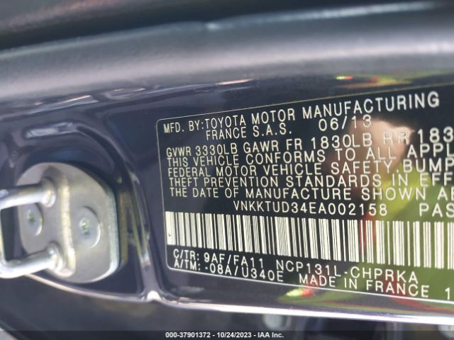 Photo 8 VIN: VNKKTUD34EA002158 - TOYOTA YARIS 