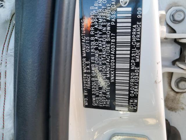 Photo 12 VIN: VNKKTUD34FA037817 - TOYOTA YARIS 