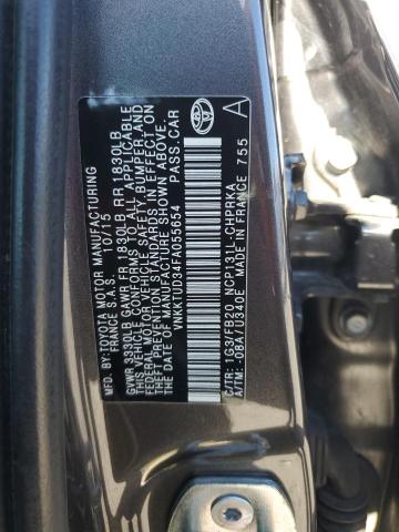 Photo 12 VIN: VNKKTUD34FA055654 - TOYOTA YARIS 