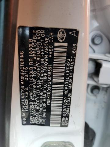 Photo 12 VIN: VNKKTUD34GA065697 - TOYOTA YARIS L 