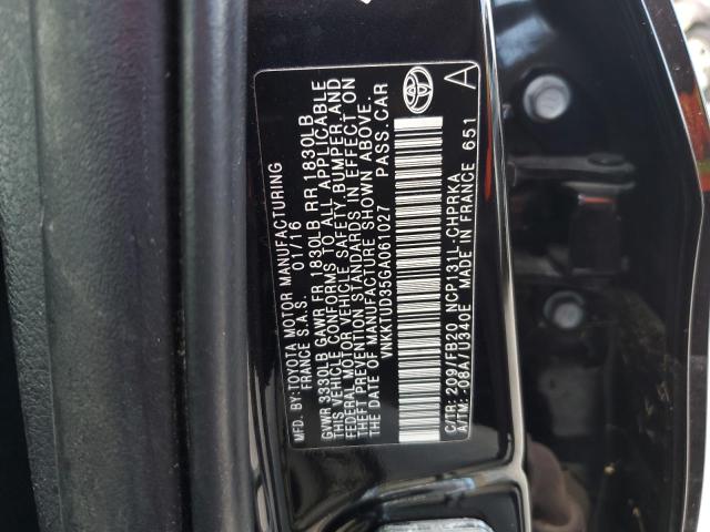 Photo 12 VIN: VNKKTUD35GA061027 - TOYOTA YARIS L 