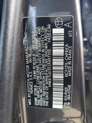 Photo 11 VIN: VNKKTUD35JA097355 - TOYOTA YARIS L 