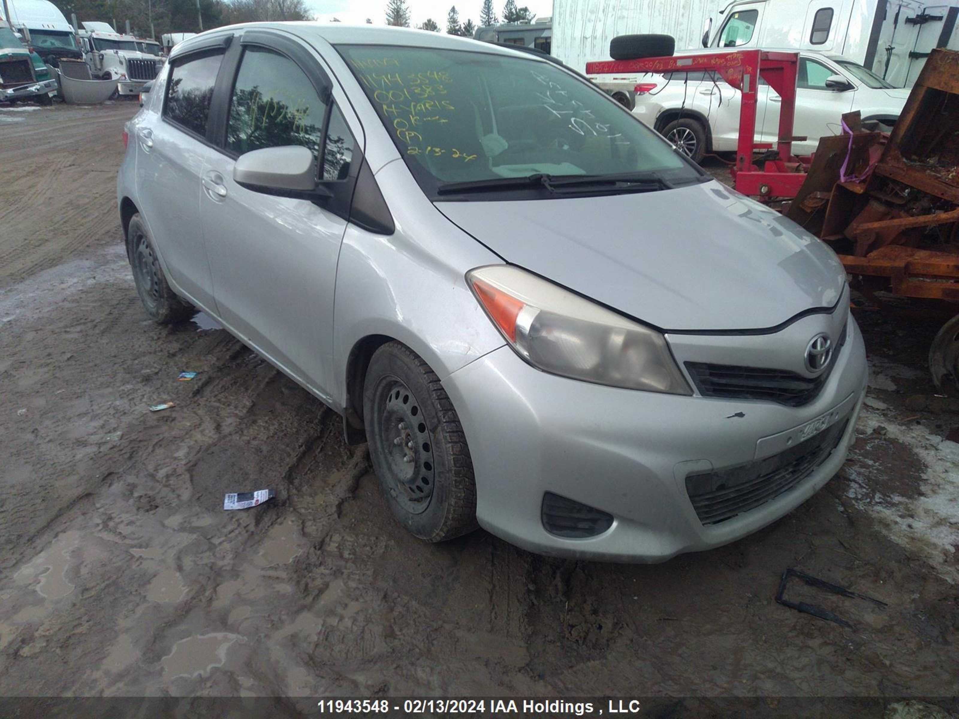 Photo 0 VIN: VNKKTUD36EA001383 - TOYOTA YARIS 