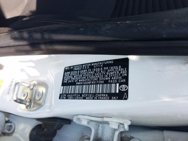 Photo 9 VIN: VNKKTUD36FA017293 - TOYOTA YARIS 