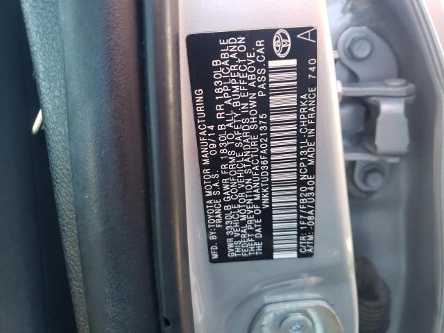 Photo 11 VIN: VNKKTUD36FA021375 - TOYOTA YARIS 