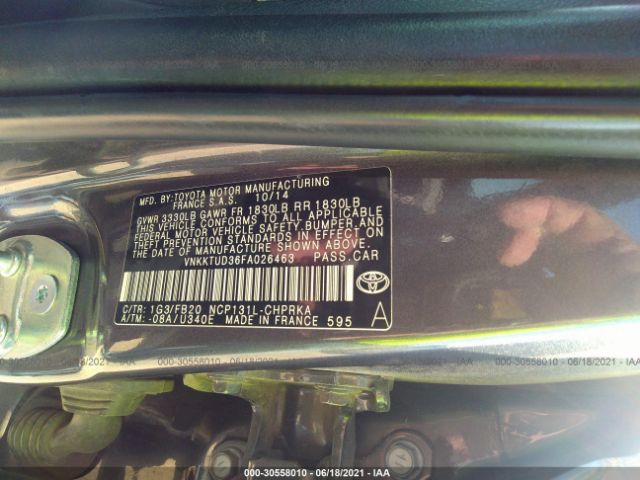 Photo 8 VIN: VNKKTUD36FA026463 - TOYOTA YARIS 