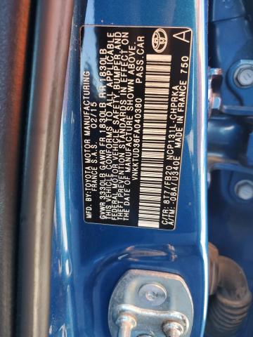 Photo 11 VIN: VNKKTUD36FA040380 - TOYOTA YARIS 