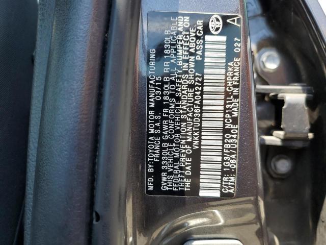 Photo 12 VIN: VNKKTUD36FA042727 - TOYOTA YARIS 