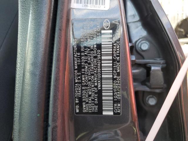 Photo 11 VIN: VNKKTUD36HA075620 - TOYOTA YARIS L 