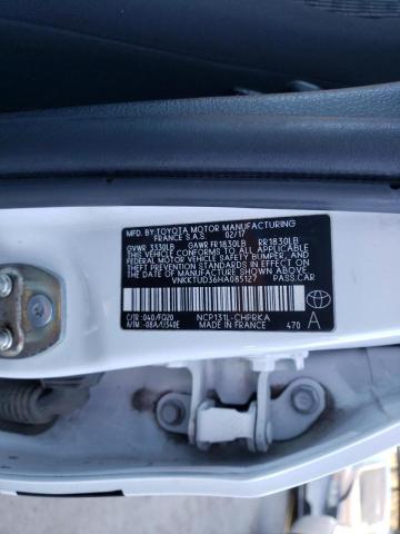 Photo 11 VIN: VNKKTUD36HA085127 - TOYOTA YARIS 