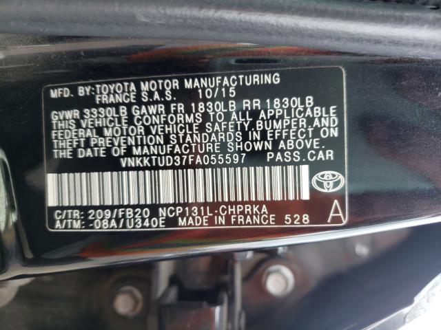 Photo 9 VIN: VNKKTUD37FA055597 - TOYOTA YARIS 