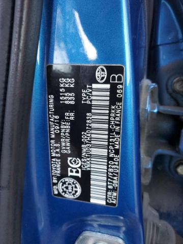 Photo 12 VIN: VNKKTUD37HA072838 - TOYOTA YARIS L 