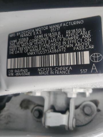 Photo 9 VIN: VNKKTUD37JA086972 - TOYOTA YARIS L 