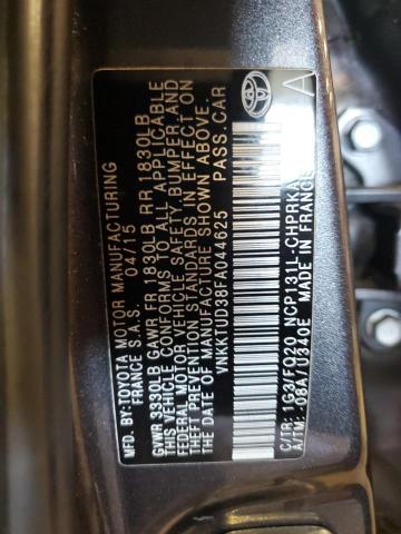 Photo 11 VIN: VNKKTUD38FA044625 - TOYOTA YARIS 