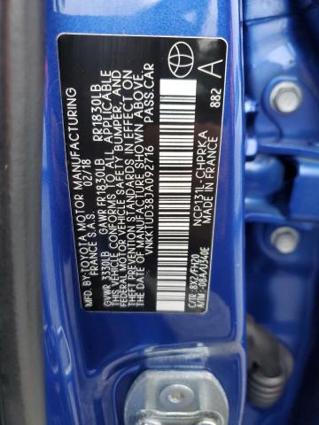 Photo 11 VIN: VNKKTUD38JA092716 - TOYOTA YARIS 