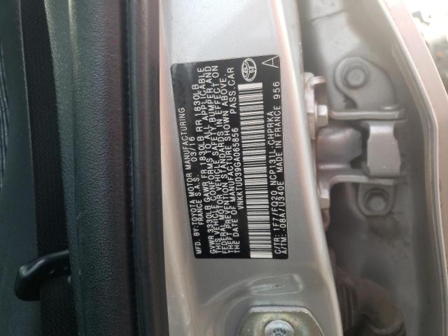 Photo 12 VIN: VNKKTUD39GA065856 - TOYOTA YARIS L 