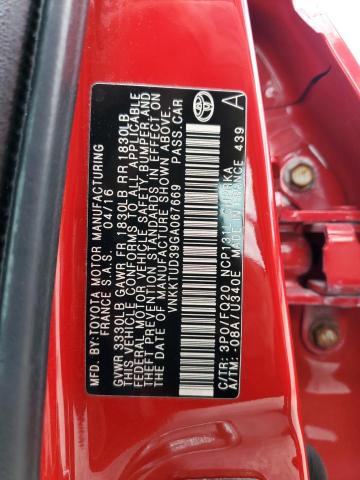 Photo 11 VIN: VNKKTUD39GA067669 - TOYOTA YARIS L 