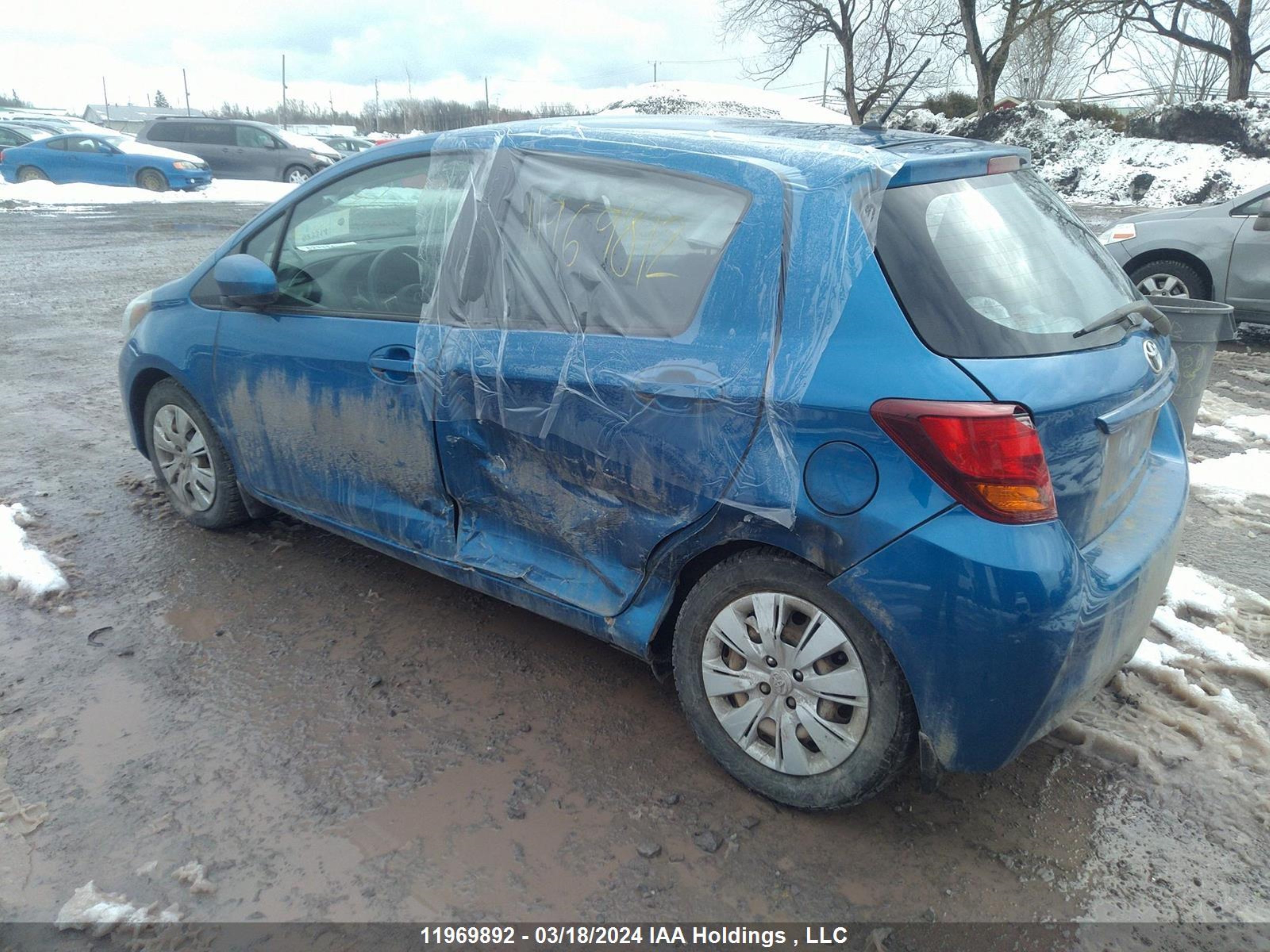 Photo 2 VIN: VNKKTUD39HA076695 - TOYOTA YARIS 