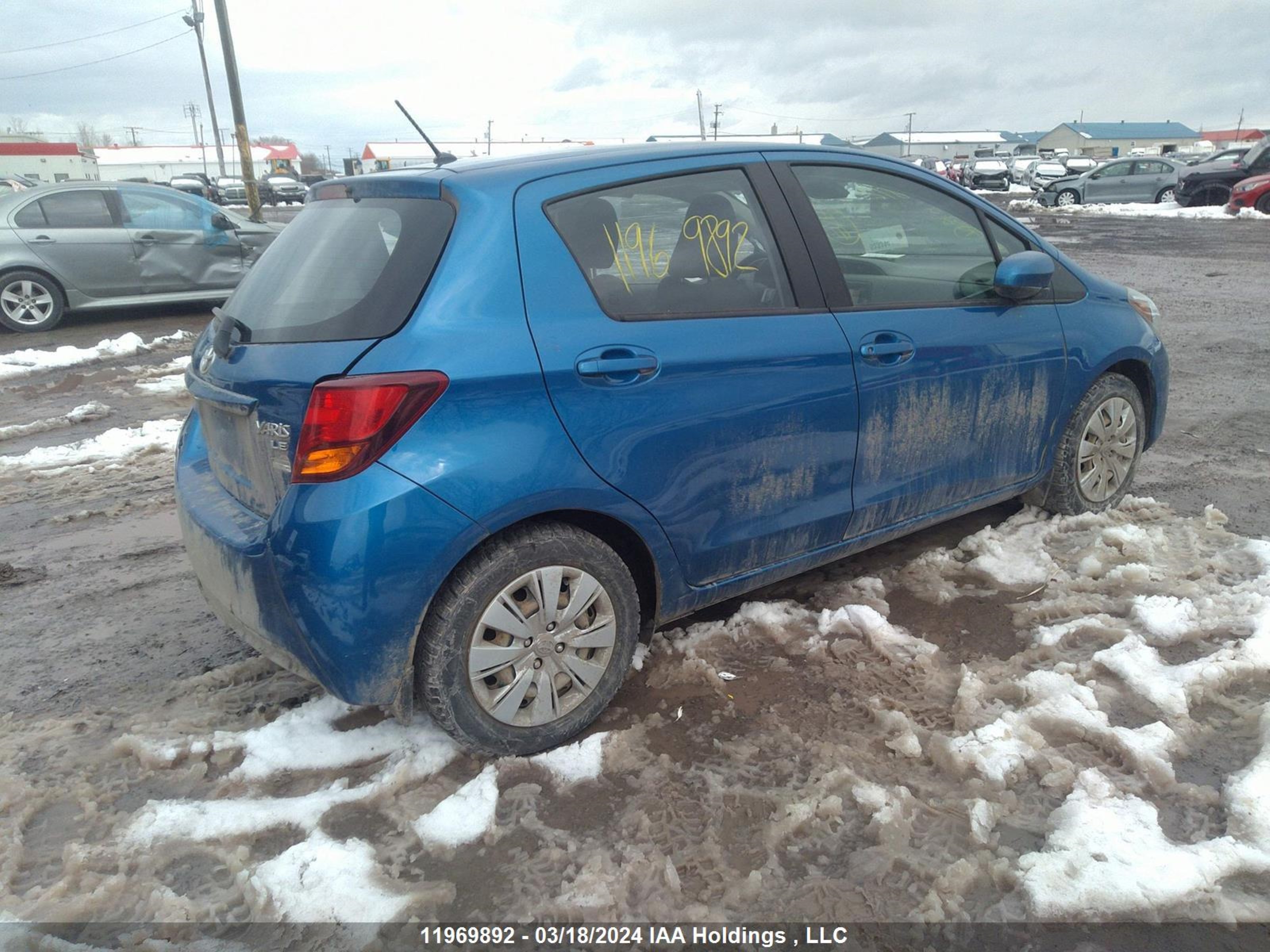 Photo 3 VIN: VNKKTUD39HA076695 - TOYOTA YARIS 