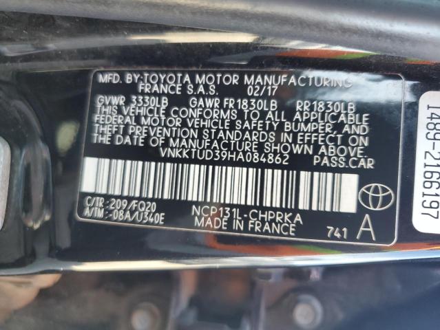 Photo 11 VIN: VNKKTUD39HA084862 - TOYOTA YARIS 