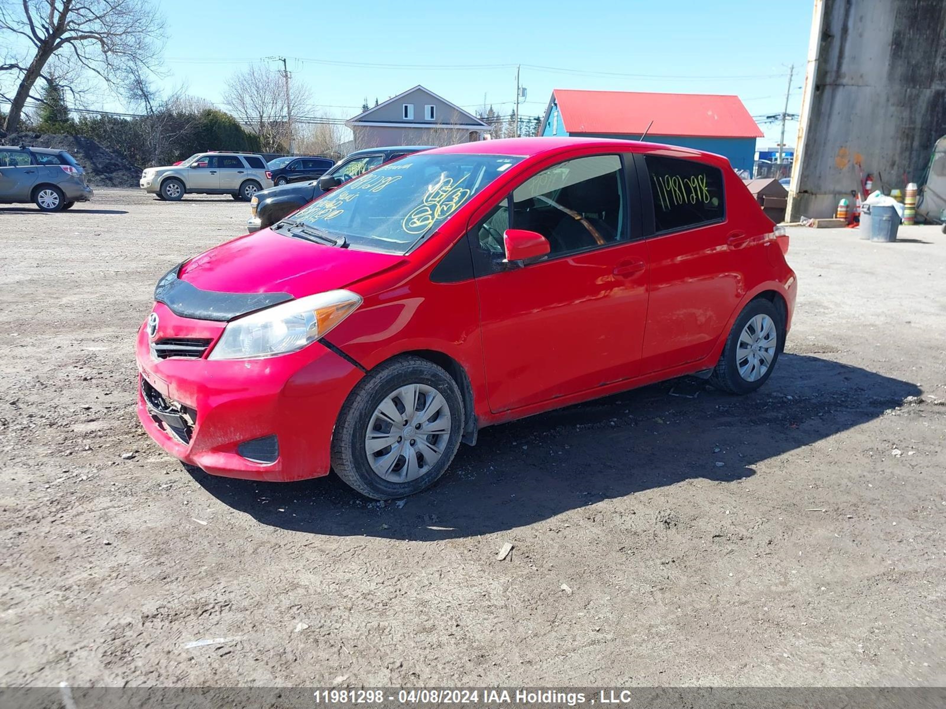 Photo 1 VIN: VNKKTUD3XEA004612 - TOYOTA YARIS 