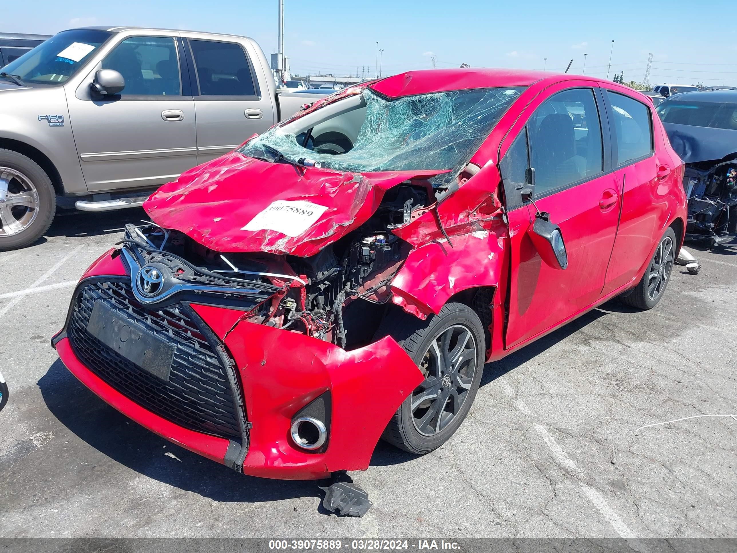 Photo 1 VIN: VNKKTUD3XFA016969 - TOYOTA YARIS 