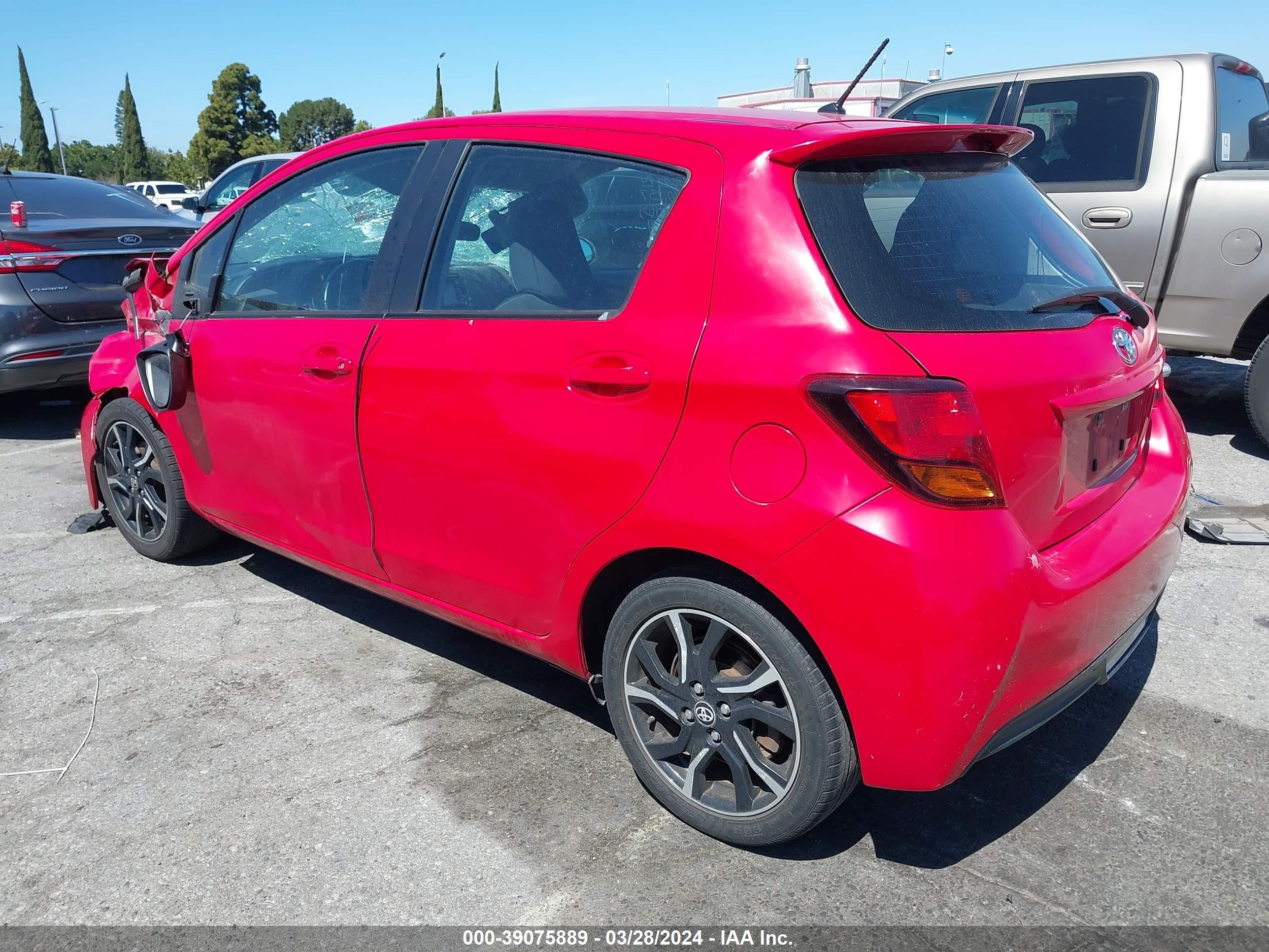 Photo 2 VIN: VNKKTUD3XFA016969 - TOYOTA YARIS 