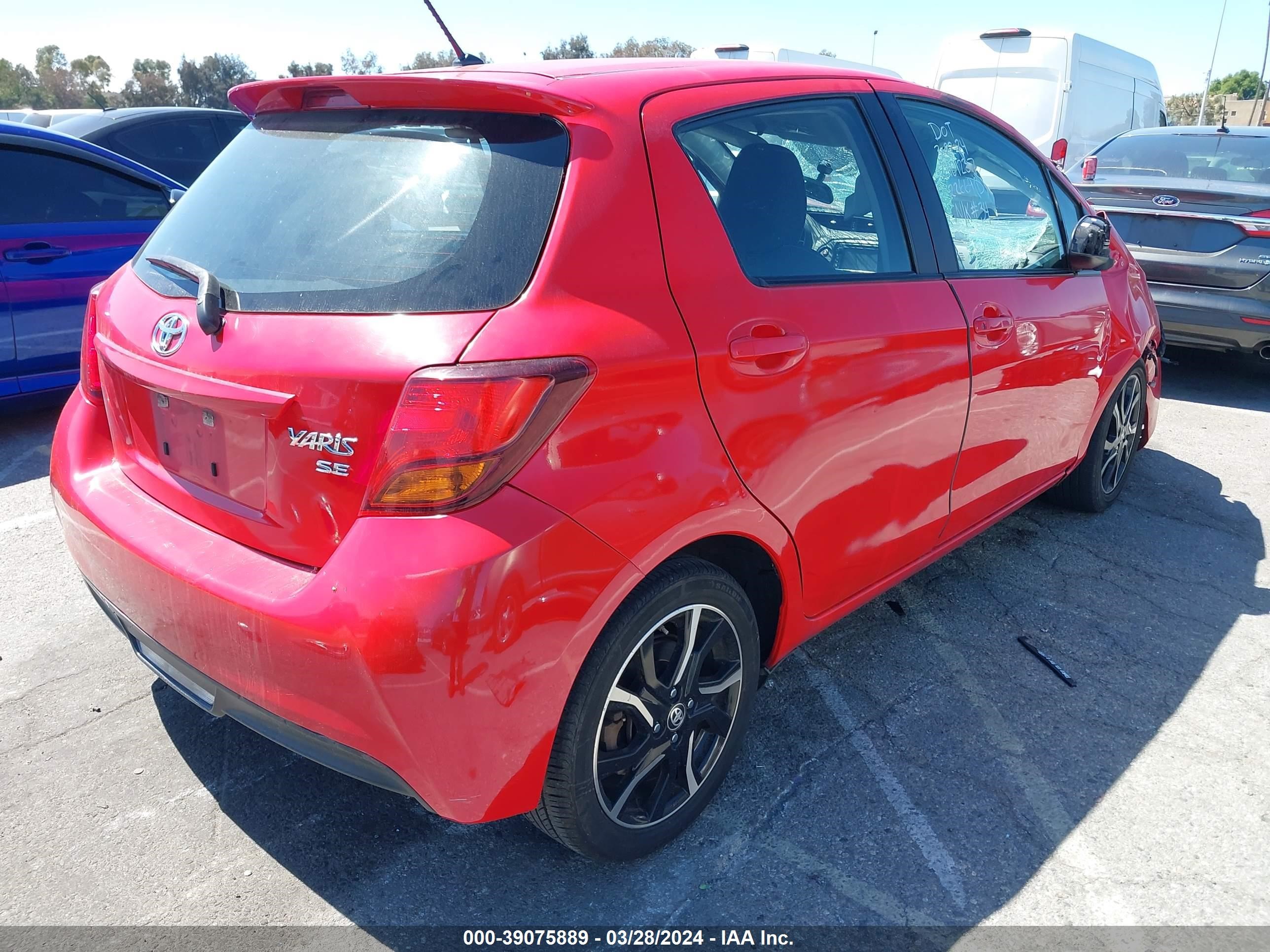 Photo 3 VIN: VNKKTUD3XFA016969 - TOYOTA YARIS 